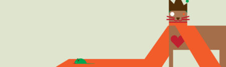 banner com ilustração presente no livro Gato Gato, da coleção Bichos Poéticos